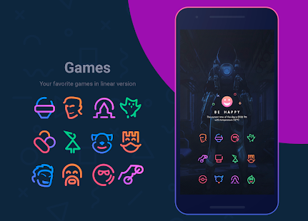 Screenshot 5 for Linebit Icon Pack  07.12.19 Patched