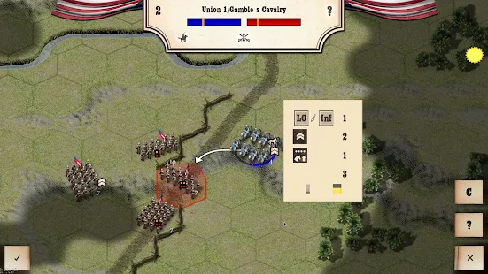 Screenshot 5 for Civil War Gettysburg 2.2.0 MOD APK + Data (Unlimited Money)