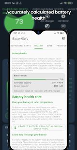 Screenshot 5 for Battery Guru Battery Monitor Battery Saver 1.8.9.3 Mod