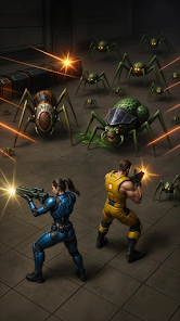 Screenshot 3 for Space Quest Alien Invasion Mod APK 2.4.10 Mod Menu God Mode