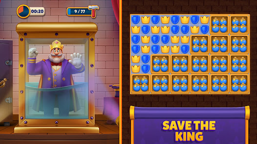 Screenshot 1 for Royal Match 29297 MOD APK Unlimited Boosters, Stars, Coins