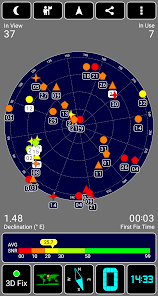 Screenshot 1 for GPS Test 1.6.5 MOD APK Premium Unlocked