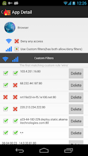 Screenshot 1 for NoRoot Firewall 4.0.2