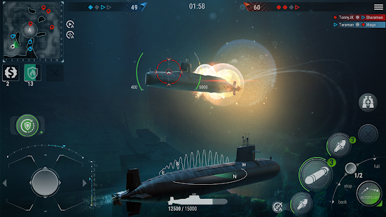 Screenshot 2 for WORLD of SUBMARINES 2.0 Mod No Reload Time