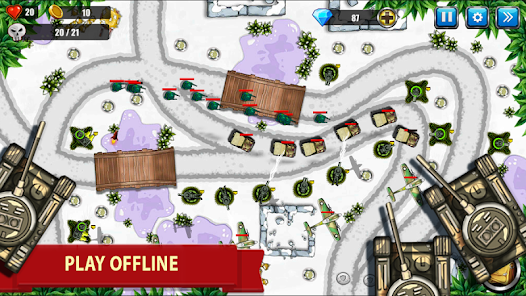 Screenshot 4 for TD War Strategy Game Mod APK 2.3.65 Remove ads, Unlimited money, Free purchase