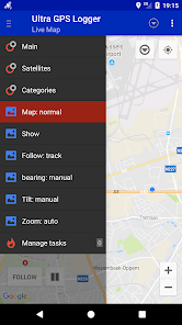Screenshot 2 for Ultra GPS Logger 3.201 APK Patched Optimized