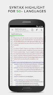 Screenshot 1 for QuickEdit Text Editor Writer, Code Editor 1.4.4 Unlocked