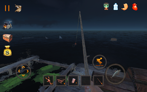 Screenshot 1 for Raft Survival Ultimate Simulator 9.9.1 MOD (Unlimited Money)