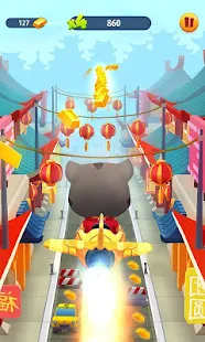 Screenshot 2 for Talking Tom Gold Run 2.5.0.29 MOD APK