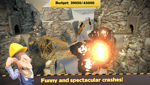 Screenshot 2 for Bridge Constructor 12.4 APK MOD Unlimited Money, Unlocked, Menu