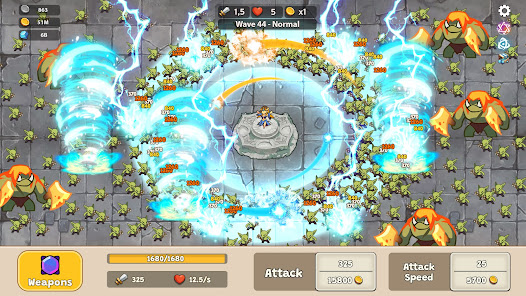Screenshot 4 for Empire Survivor Idle Defense Mod APK 1.0.309 Unlimited money Mod Menu