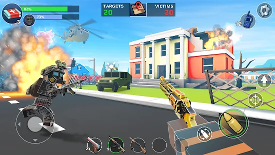 Screenshot 3 for PIXELS UNKNOWN BATTLE GROUND 1.52.02 MOD (Unlimited Money)