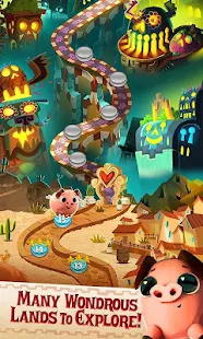 Screenshot 3 for Sugar Smash Book of Life Free Match 3 Games. 3.104.105 Mod money