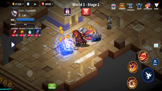 Screenshot 7 for Idle Iron Knight 1.5.1 MOD APK Damage, Experience Multiplier