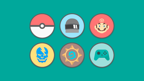 Screenshot 4 for Flat Circle Icon Pack 4.9 Patched