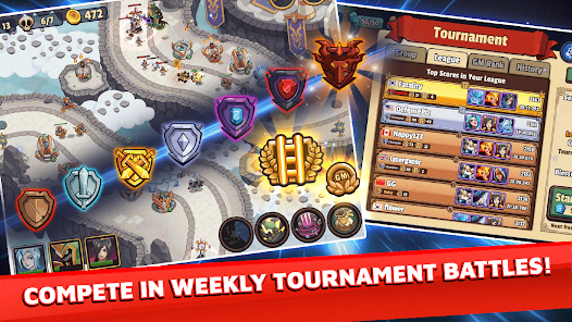 Screenshot 4 for Realm Defense Hero Legends TD 3.0.1 MOD APK Mega Menu