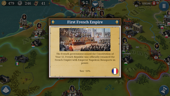 Screenshot 4 for European War 6 1804 Napoleon 1.3.22 MOD APK Money