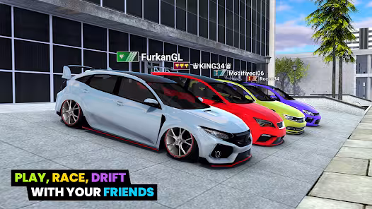 Screenshot 2 for Car Parking 3D Online Drift Mod APK 6.1.1 Unlimited money