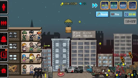 Screenshot 4 for 100 DAYS Zombie Survival 2.8 MOD (Unlimited Money)