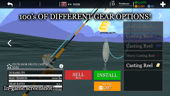Screenshot 7 for Fishing Game Ship & Boat Simulator uCaptain 4.9992 Mod Money/Unlocked