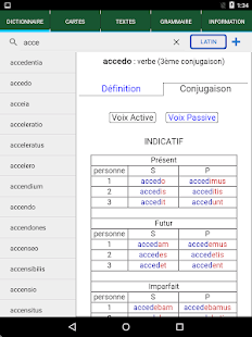 Screenshot 6 for Tabula Dictionnaire latin 2.7 Paid