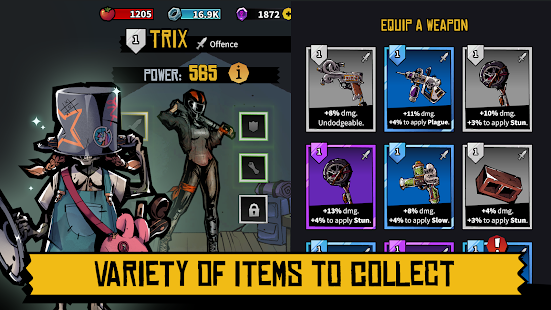 Screenshot 3 for Days of Doom Post-apocalyptic PvP RPG 1.0.213 MOD APK Unlimited Money