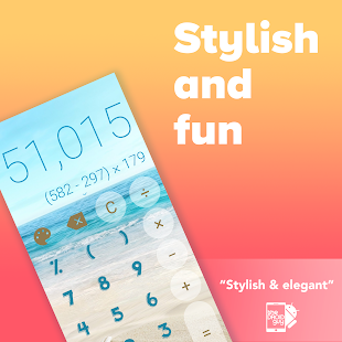 Screenshot 1 for Stylish Calculator Free CALCU Premium 3.9.1 Mod