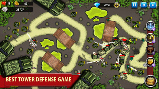 Screenshot 5 for TD War Strategy Game Mod APK 2.3.65 Remove ads, Unlimited money, Free purchase