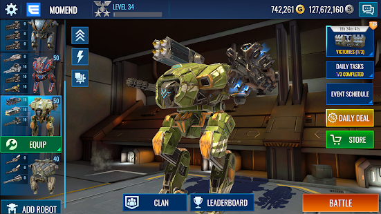 Screenshot 3 for Mech Wars Online Battles v1.424 MOD APK Unlimited Coin/Currency