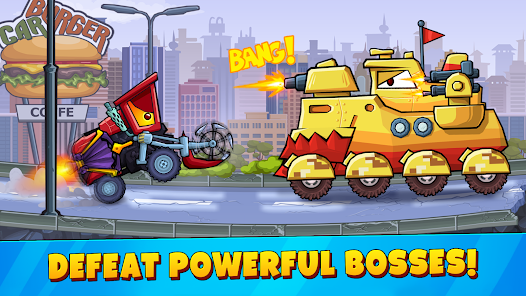 Screenshot 1 for Car Eats Car 3 Racing Game 1.2 b132 MOD APK
