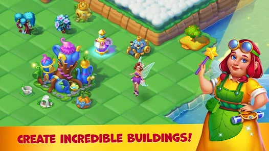 Screenshot 3 for Fairyland Merge Magic 1.362.21 MOD APK Unlimited Diamonds