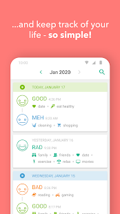 Screenshot 4 for Daylio Diary Journal Mood Tracker v1.42.4 APK MOD Premium Unlocked