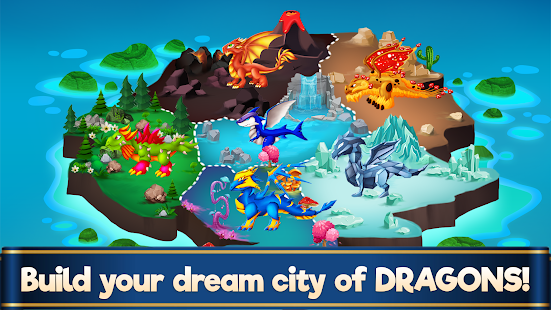 Screenshot 1 for Dragon Paradise City Breeding War Game 1.3.49 Mod money