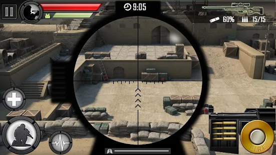 Screenshot 1 for Modern Sniper 2.00 MOD APK Unlimited Gold