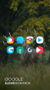 Screenshot 1 for Alexis Minimal Icon Pack 14.2 APK Full Version