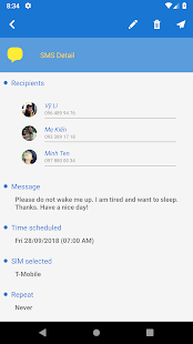 Screenshot 4 for Do It Later Message Scheduler Premium 2.6.1 APK