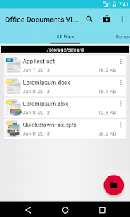 Screenshot 1 for Office Documents Viewer Pro 1.31.1 Patched