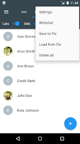 Screenshot 2 for Calls Blacklist PRO 3.3.8 MOD APK Premium Unlocked