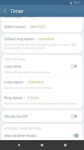 Screenshot 5 for Alarm Timer Pro Stopwatch, Interval Timer, Clock 1.6.0.0 Paid
