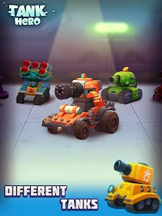 Screenshot 7 for Tank Hero Awesome tank war games 1.7.7 Mod god mode