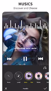 Screenshot 2 for CupCut Photo Music Video Editor and Maker Vidos v2.33.315 APK MOD Premium Unlocked