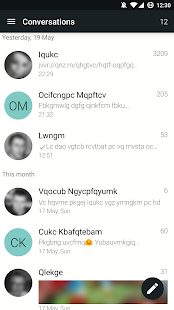 Screenshot 1 for YAATA SMS MMS messaging Premium 1.43.11.21487