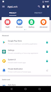 Screenshot 1 for AppLock Premium 3.1.7