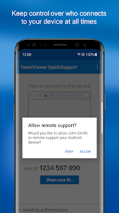 Screenshot 3 for TeamViewer QuickSupport 15.16.55