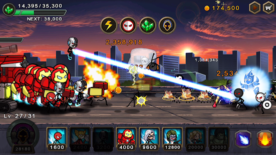 Screenshot 4 for HERO WARS Super Stickman Defense 1.0.6 MOD APK