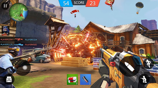 Screenshot 5 for Cover Hunter 3v3 Team Battle 1.8.48 MOD APK One Hit, God Mode, Ammo