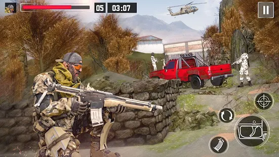 Screenshot 2 for FPS Task Force 2020 New Shooting Games 2020 2.6 Mod god mode