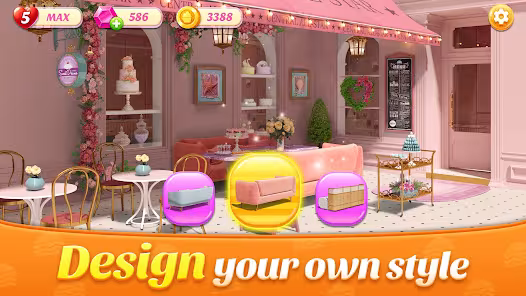 Screenshot 2 for Bakery Shop Makeover Mod APK 6.0.0 Remove ads Unlimited money