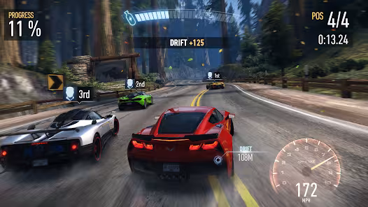Screenshot 1 for Need for Speed No Limits 8.2.0 MOD APK