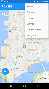 Screenshot 2 for Fake GPS Joystick Routes Go 1.6.1 APK Full Patched